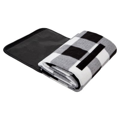 Плед для пикника Recreation, белый/черный-1