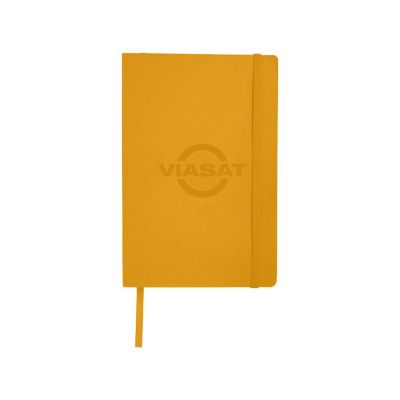 Классический блокнот А5 с мягкой обложкой, желтый-4