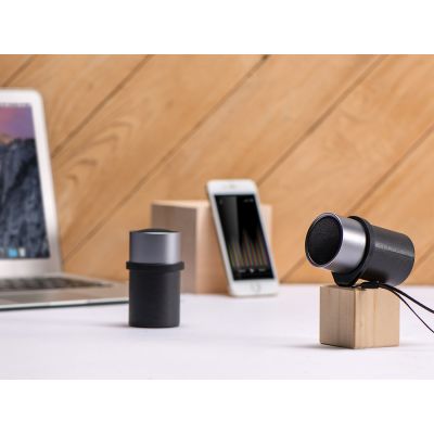 Портативные парные колонки Qjet TWS Mates с синими кольцами-7