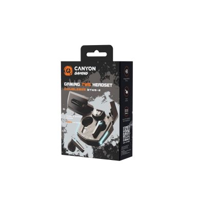 Игровая гарнитура Canyon DoubleBee GTWS-2, черный (CND-GTWS2B)-4