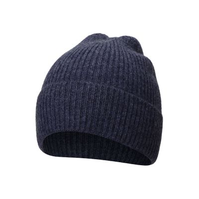 Шапка Nordend, крупный риб, темно-синий меланж-3