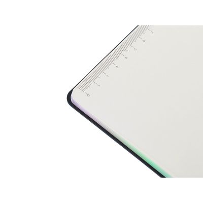 Блокнот А5 в гибкой обложке Fellini с голографическим срезом, темно-синий-5