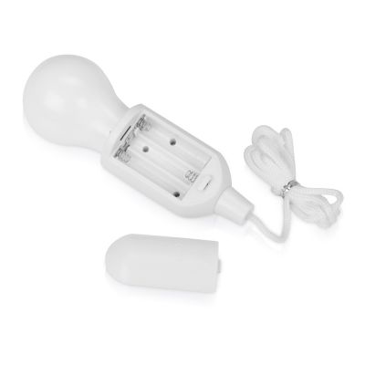 Портативная лампа на шнурке Pulli, белый-5