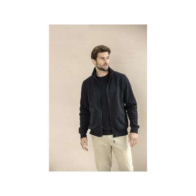 Galena унисекс-свитер с полноразмерной молнией из переработанных материалов Aware™  - Белый-4