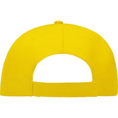 Бейсболка Poly 5-ти панельная 120 гр, желтый-3