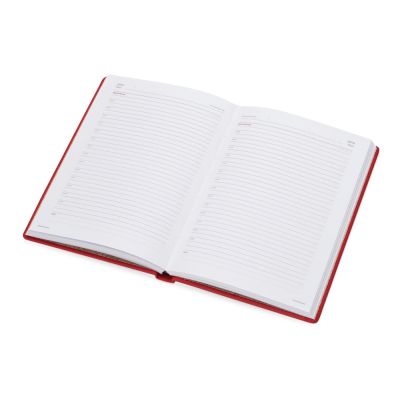 Ежедневник недатированный А5 Velvet, красный-1