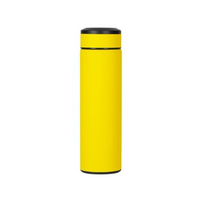 Вакуумный термос Vacuum Flask C1, soft touch, 420мл, желтый-2
