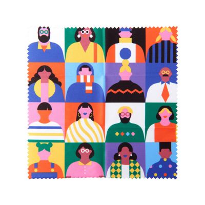 Салфетка для протирания очков с возможностью полноцветной печати-1