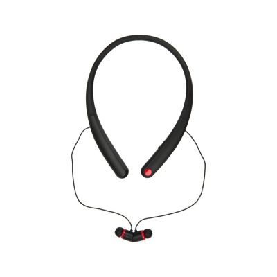 Беспроводные наушники с микрофоном Soundway, черный/красный-2
