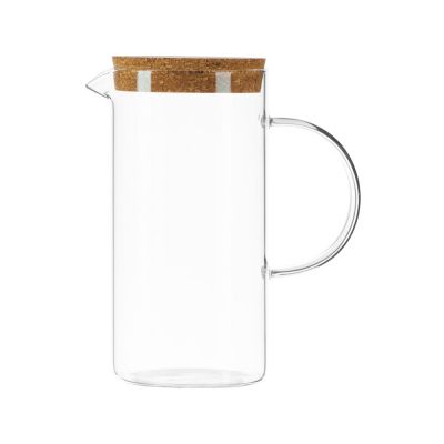 Стеклянный кувшин с крышкой из пробки Fiz-3