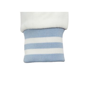 Бомбер Oxford, небесно-голубой/молочный, унисекс-5