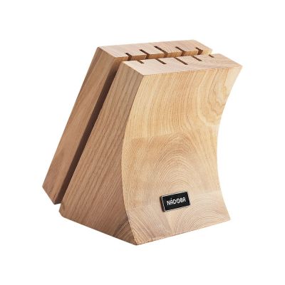 Набор из 5 кухонных ножей и блока для ножей с ножеточкой, NADOBA, серия DANA-8