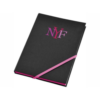 Блокнот А5 Travers, черный/розовый-4