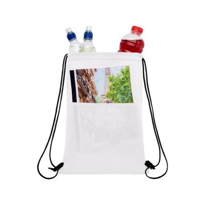 Сумка-холодильник Oriole на шнуровке на 12 банок, белый-3