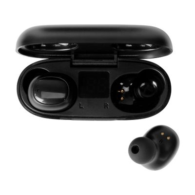 Беспроводные наушники TWS в кейсе Volts. Evolt, черный, пластик-4
