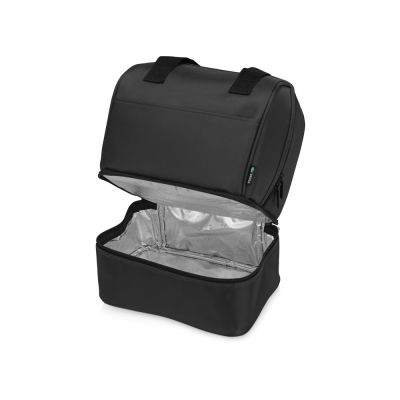 Сумка-холодильник Cool с 2-мя изолированными отделениями, темно-серый-3