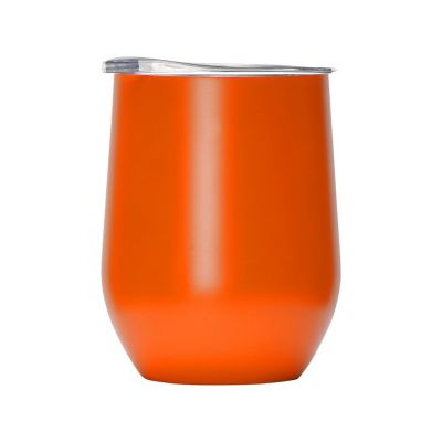 Вакуумная термокружка Sense, непротекаемая крышка, оранжевый-2