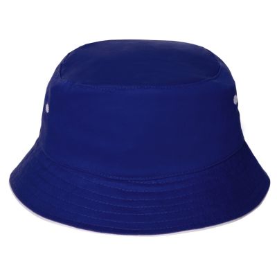 Панама с контрастной окантовкой , классический синий/белый-0