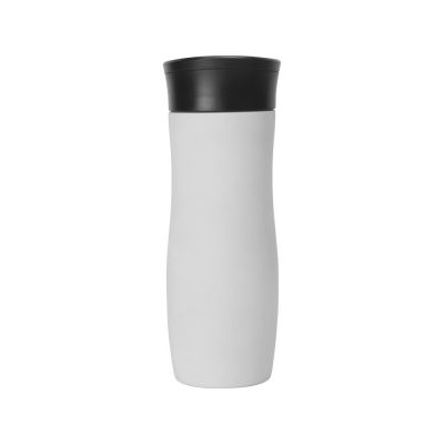 Вакуумная термокружка с кнопкой Streamline, Waterline, soft-touch, серый-5