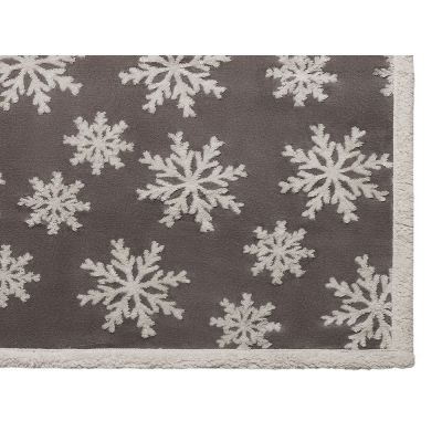 Плед Snowflake новогодний-4