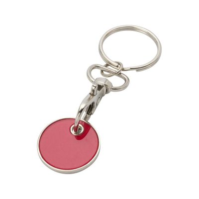 Rory брелок для ключей с монетой для тележки, красный-0