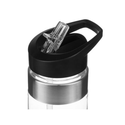 Бутылка для воды Pallant , тритан, 700мл, прозрачный/черный-5