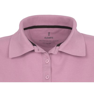 Calgary женская рубашка-поло с коротким рукавом, light pink-3