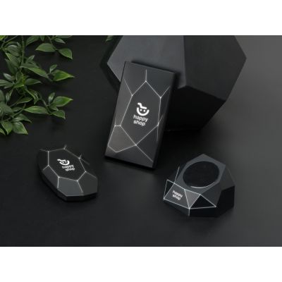 Портативное беспроводное зарядное устройство Geo Wireless, 5000 mAh, черный-14
