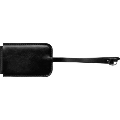 Багажная бирка из PU Fabrizio, черный-4