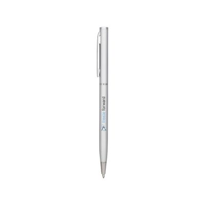 Ручка металлическая шариковая Slim, серый-3