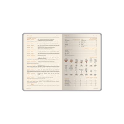 Ежедневник А5 датированный Boston 2026, фиолетовый с салатовым обрезом-8