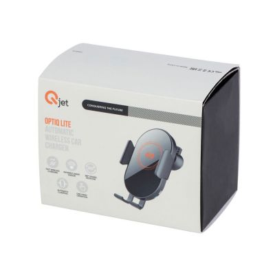 Автомобильное беспроводное зарядное устройство с датчиком OptIQ Lite, 15 Вт, черный-15