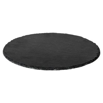 Круглая доска Moon для закусок, сланцевая 25 см-3