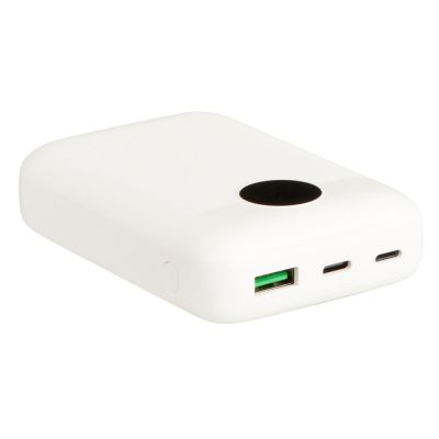 Внешний аккумулятор с быстрой зарядкой QC/PD CosmIQ, 10000 мАч, белый-4