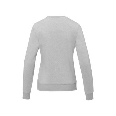 Женский свитер Zenon с круглым вырезом, серый яркий-2