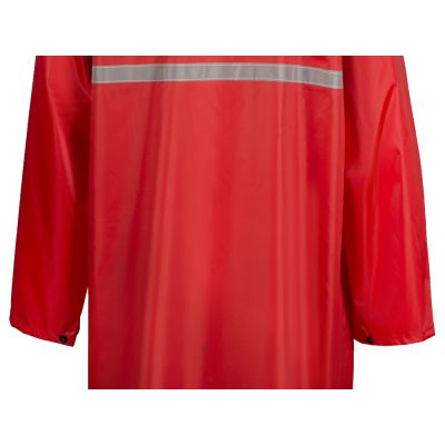 Длинный дождевик Lanai  из полиэстера со светоотражающей тесьмой, красный-12