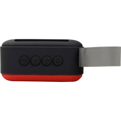 Портативная колонка Otto, красный/черный-3