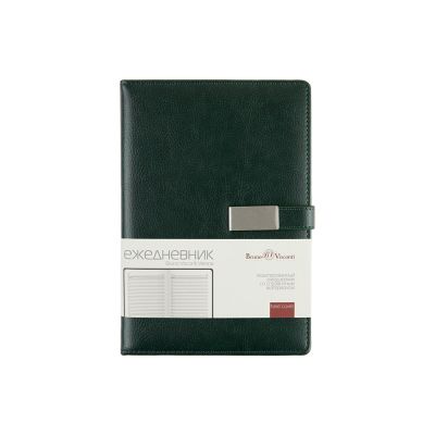 Ежедневник недатированный А5 Verona, зеленый-1