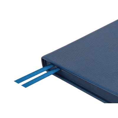 Ежедневник А5 датированный Megapolis Nappa на 2026, темно-синий-4