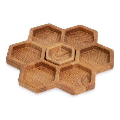 Менажница соты с одной соусницей Соты-0