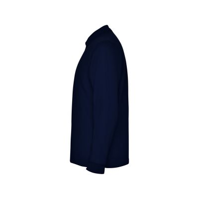 Рубашка поло Carpe мужская с длинным рукавом, нэйви-2