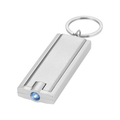 Брелок-фонарик Caspian, серебристый/серый-0