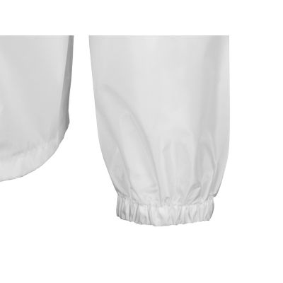 Короткий дождевик Tornado со светоотражающими элементами, белый-6