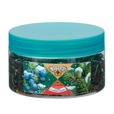 Чай С НОВЫМ ГОДОМ ! с пихтой, можжевельником и пряностями 55 г.-1