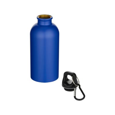 Oregon одностенная бутылка для воды с карабином, изготовленная из нержавеющей стали, сертифицированной по стандарту RCS, объемом 400 мл - Ярко-синий-2