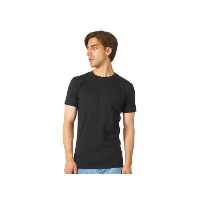 Футболка HD Fit короткий рукав с эластаном, мужская, чёрный-0