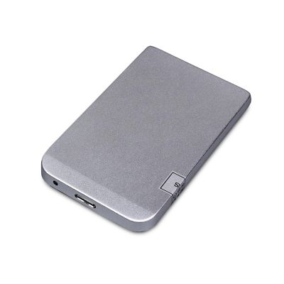 Внешний жесткий диск Saturn 500 Гб, серебристый-0