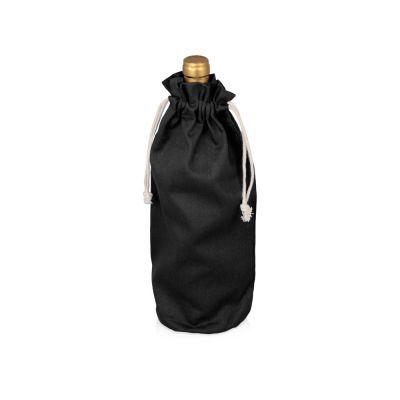 Хлопковая сумка для вина, черный-0