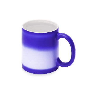 Кружка-хамелеон Magic матовая, синий/белый-5