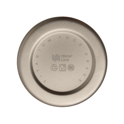Бутылка для воды из титана Titan, 750ml, темно-серый-7